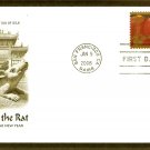 Chinese Lunar New Year of the Rat, PCS, First Issue USA