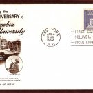 Columbia University 200th Anniversary, 1954, New York, FW, First Issue USA