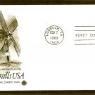 Smock Grist Windmill, Portsmouth, RI, 1790, PCS, First Issue USA