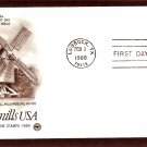 Post Grist Windmill, Williamsburg, Virginia, 1720, PCS, First Issue USA