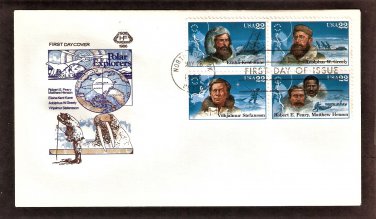 Polar Explorers, Kane, Greely, Stefansson, Peary, Henson, HF, First Issue USA