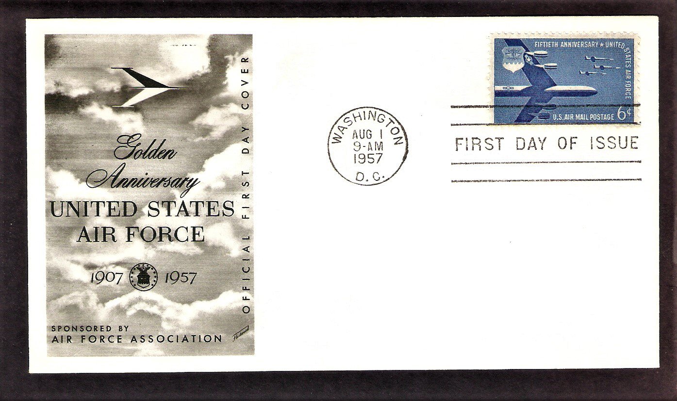 50th Anniversary of the United States Air Force, B-52 Stratofortress , 1957, FW, First Issue USA