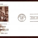 100th Anniversary City Mail Delivery, Letter Carrier, Norman Rockwell, AC, First Issue USA