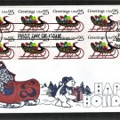 Christmas Stamp USPS, Sleigh, 1989 Gamm, First Issue USA Christmas Stamp USPS, Sleigh, 1989 Gamm, First Issue USA