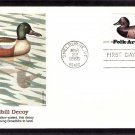 Broadbill Decoy, Duck Decoys Folk Art Carvings, FW, First Issue USA FDC