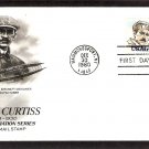 Aviation Pioneer Glenn Curtiss, Aircraft, Airmail, AC, First Issue USA