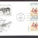 Frederic Remington, American Indian Art, Smoke Signal, AC PB 1961 First Issue FDC USA