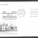 Honoring Henry Ford, Model T Automobile, With Insert, First Issue USA