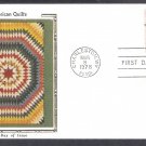 American Quilts, Basket Design, Quilting, Folk Art, Colorano Silk, First Issue 1978 USA American Quilts, Basket Design, Quilting, Folk Art, Colorano Silk, First Issue 1978 USA