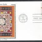 American Quilts, Basket Design, Quilting, Folk Art, Colorano Silk C, First Issue 1978 USA