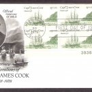 Captain James Cook 200th Anniversary, Hawaii, Plate Block, First Issue USA