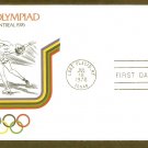 Winter Olympics, Ice Skating, Lake Placid, New York, 1976 First Issue USA
