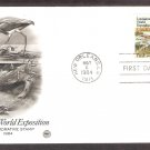 Louisiana World Exposition, Fresh Water as a Source of Life, Wildlife, PCS, First Issue USA