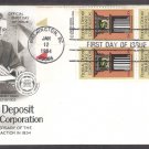 50th Anniversary Federal Deposit Insurance Corporation, FDIC, FDR, First Issue USA