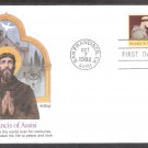 Honoring St. Francis of Assisi, Patron Saint of Animals, FW, First Issue USA!