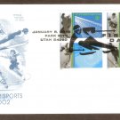 2002 Winter Olympics, Ski Jumping, Snowboarding, Ice Hockey, Figure Skating. First Issue USA
