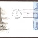 Sandy Hook Lighthouse, Oldest in USA, Atlantic City, AC, First Issue USA