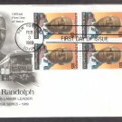Black History, A. Philip Randolph Pullman, Railroad, AC, First Issue USA Black History, A. Philip Randolph Pullman, Railroad, AC, First Issue USA