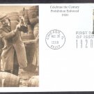 Prohibition Enforced, 18th Amendment, 1920, 1920s, Mystic, First Day of Issue USA!