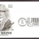 Honoring Legend of Holywood John Wayne, AC, First Issue FDC USA