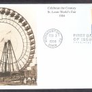 1904 ST. LOUIS WORLD'S FAIR, Celebrate the Century 1900s, Mystic, First Day of Issue USA!