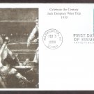 Jack Dempsey Wins Title, 1910s, Mystic, First Day of Issue USA!