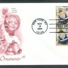 USPS Christmas Stamps 2004 Santa Claus Ornaments First Issue USA USPS Christmas Stamps 2004 Santa Claus Ornaments First Issue USA