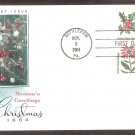 The Third Christmas U.S. USPS Stamps Issued, AC, 1964 First Issue USA