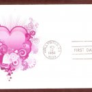 Love Postage Stamp, Hearts, 1985, First Issue FDC USA
