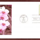 Native American Orchids, Yellow Lady's Slipper, Cypripedium calceolus First Issue USA