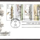 American Steamboats, New Orleans, 1812, First Issue FDC USA