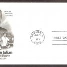 Black History, Organic Chemist Dr. Percy Levon Julian, Developed Cortisone, AC, First Issue USA