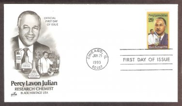 Black History, Organic Chemist Dr. Percy Levon Julian, Developed Cortisone, AC, First Issue USA