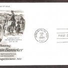 Black History, Surveyor Benjamin Banneker, AC, First Issue USA