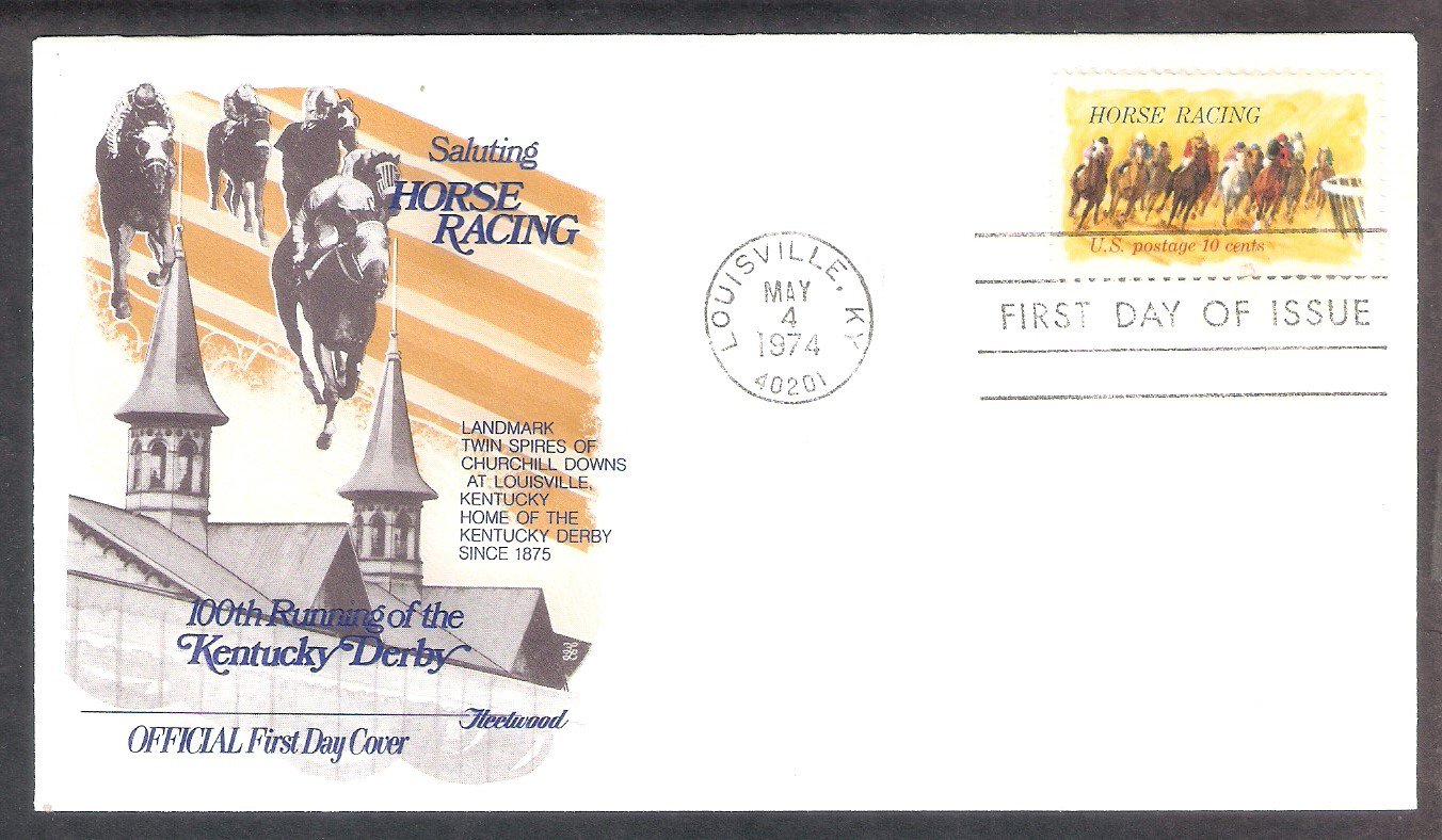 Horse Racing Kentucky Derby 100th Running, Churchill Downs, FW, First Issue USA
