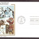 25th Anniversary Alaska Statehood, Fairbanks, Caribou, CS, First Issue USA
