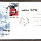 Texas Anniversary, Silver Spur, San Antonio, Western America, First Issue FDC
