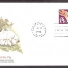 Chinese Lunar New Year of the Pig, Boar, FW, First Issue USA