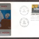 Apollo 11 Space Astronauts, First Man on Moon, NASA 1969, Sarzin Metal Cachet, First Issue USA