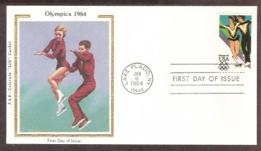 Olympics 1984, Ice Dancing, Lake Placid, New York, CS, First Issue USA