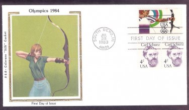 Olympics 1984, Women's Archery, CS, First Issue USA