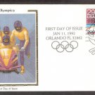 1992 Winter Olympics, Bobsledding, First Issue USA