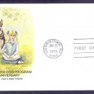 Seeing Eye Guide Dog for Blind, German Shepherd, ST, First Issue USA