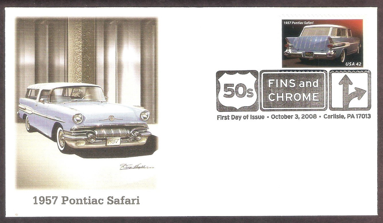 Fins and Chrome 1957 Pontiac Safari, FW, First Issue USA