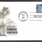 Endangered Florida Panther, AC, First Issue USA!