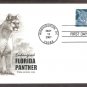 Endangered Florida Panther, AC, First Issue USA!