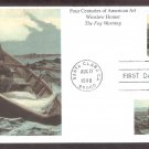 Naturalist Painter Winslow Homer, The Fog Warning, American Realist Style First Issue