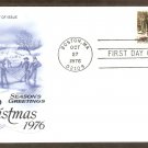 1976 USPS Christmas Stamp, Currier and Ives, Winter Pastime, AC, First Issue USA