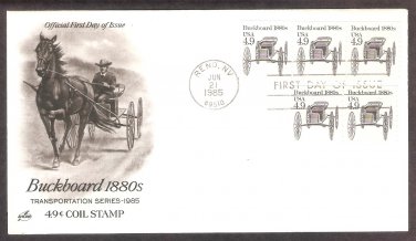 Horse Drawn Buckboard 1880s, AC, First Issue USA