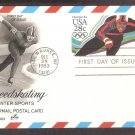 Winter Olympics 1984, Speedskating, First Issue USA